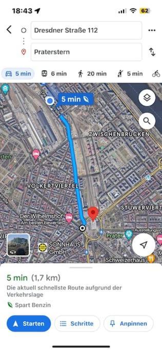 Geri'S Apartment Vienna City 20 Bezirk Naehe Prater Εξωτερικό φωτογραφία
